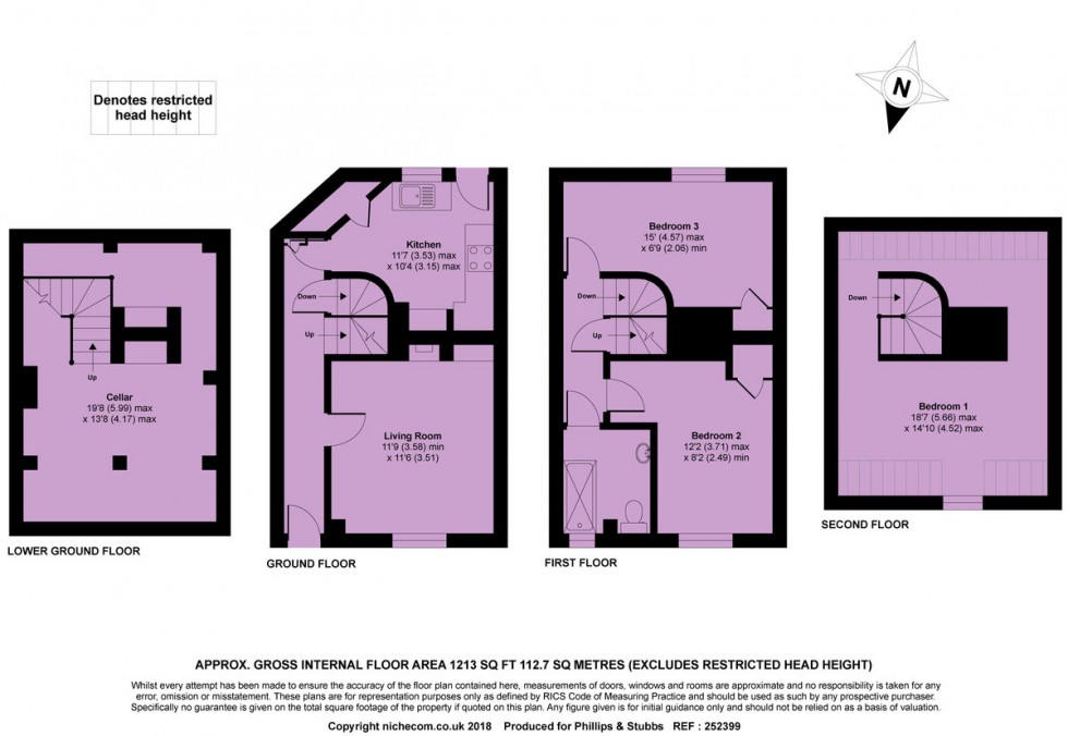 Floorplan for Market Street, Rye, East Sussex TN31 7LA