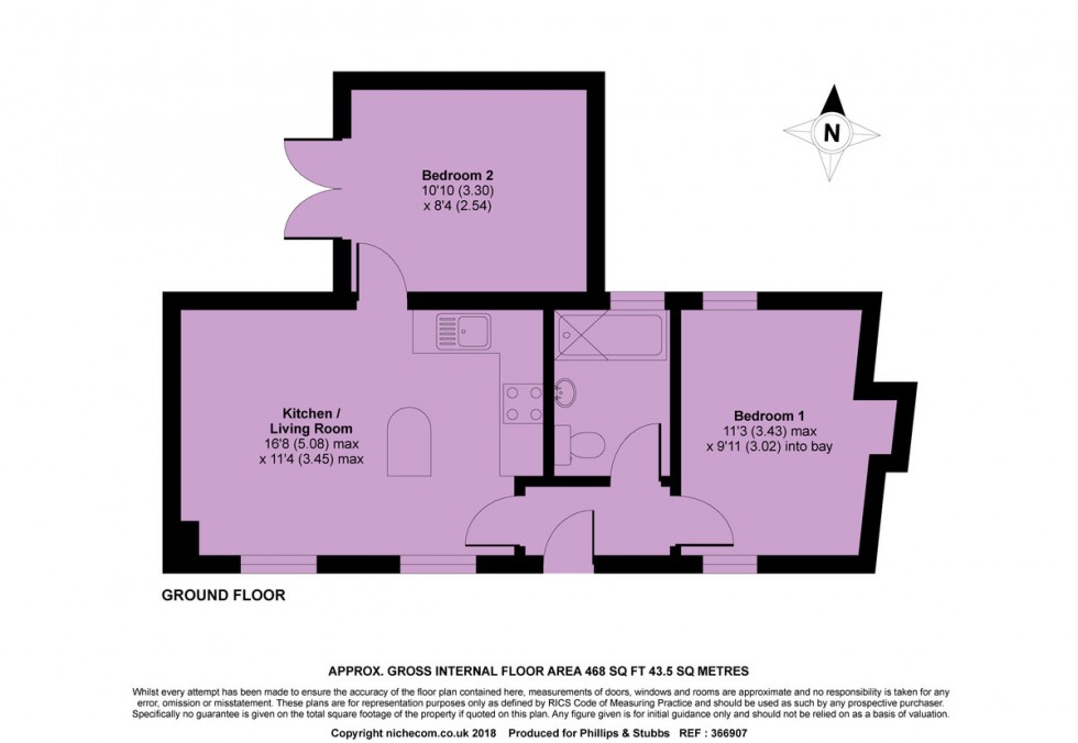 Floorplan for 12 High Street, Tenterden, Kent TN30 6AP