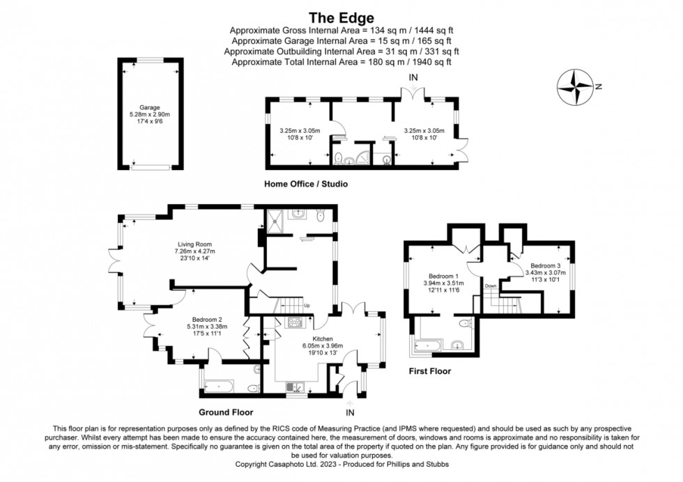 Floorplan for Toot Rock, Pett Level, East Sussex TN35 4EN