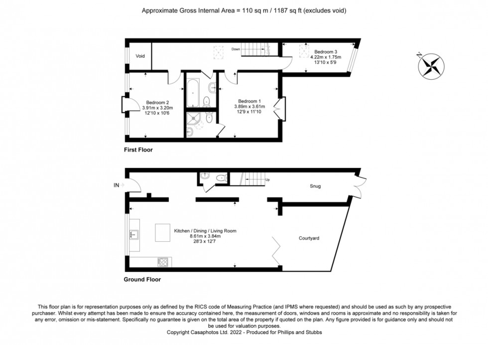 Floorplan for Wish Street, Rye, East Sussex TN31 7DA