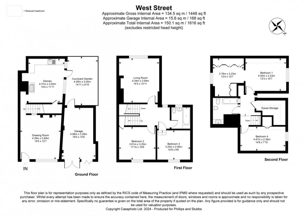 Floorplan for West Street, Rye, East Sussex TN31 7ES