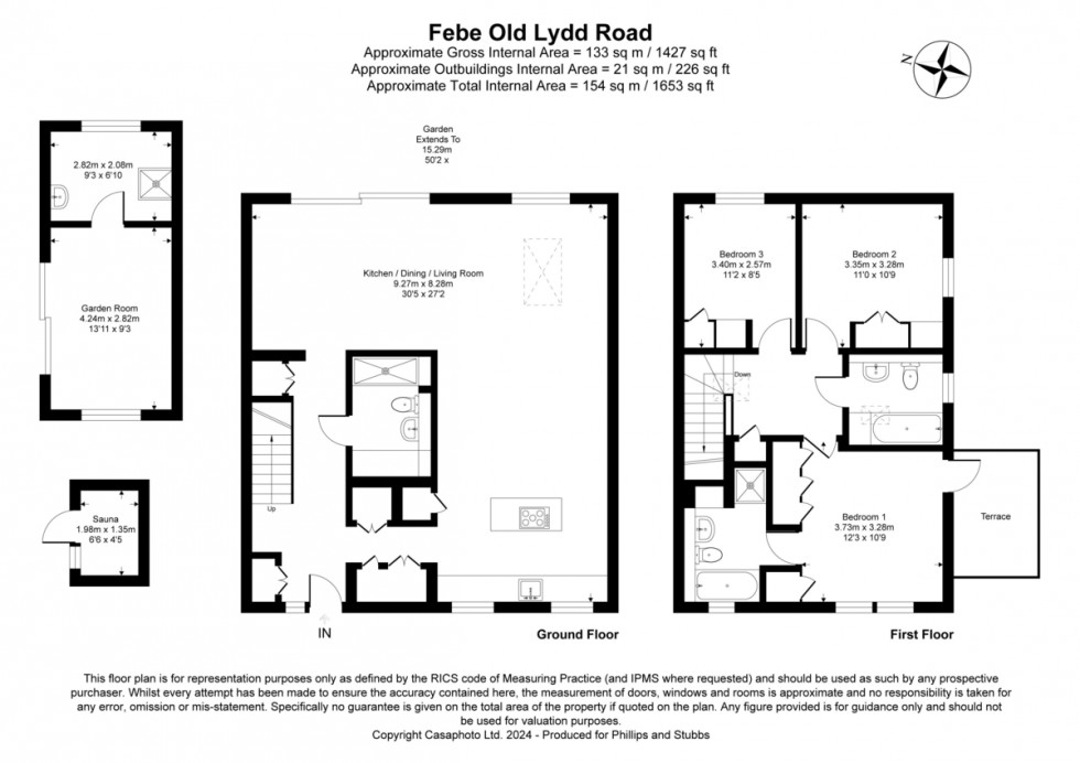 Floorplan for Febe, Old Lydd Road TN31 7RH