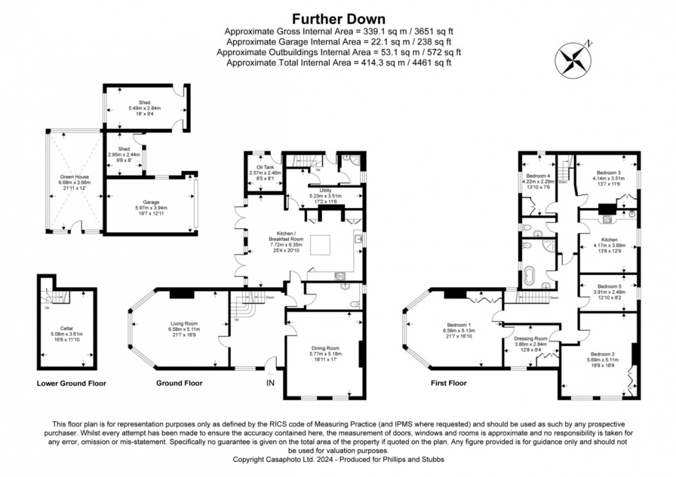 Floorplan for Westfield, East Sussex TN35 4SL