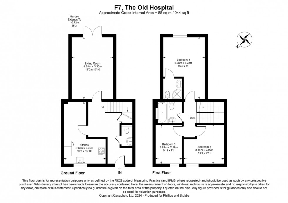 Floorplan for 7 Hilltop Drive, Playden