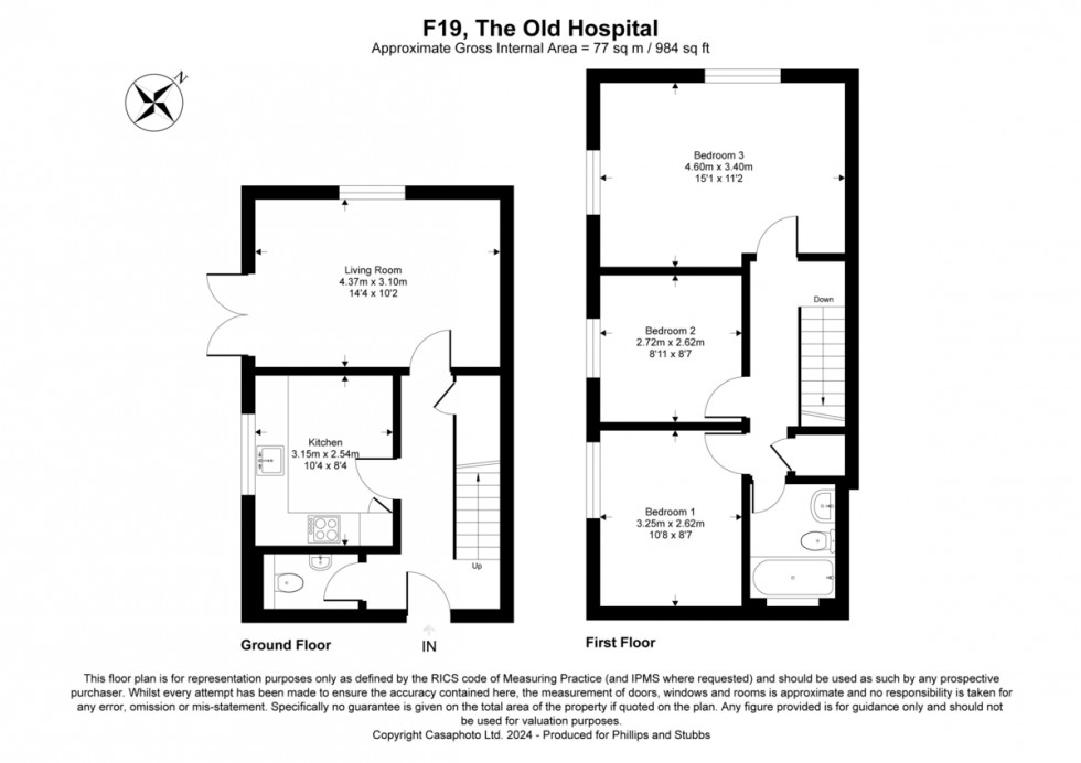 Floorplan for 19 Hilltop Drive, Playden