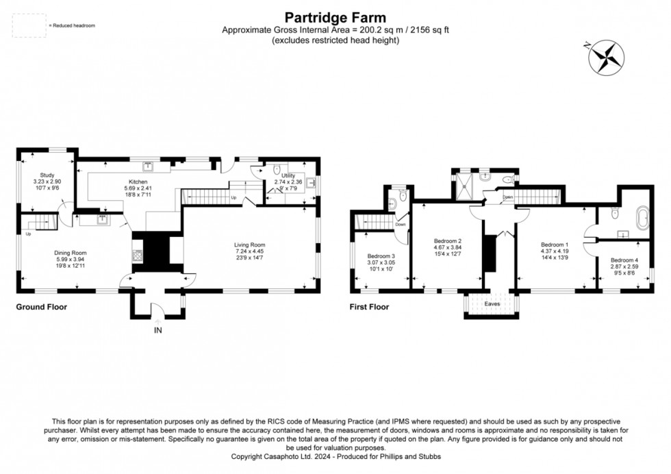 Floorplan for Starvecrow Lane, Peasmarsh, Rye, East Sussex TN31 6XN